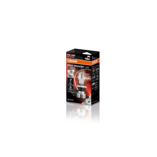 [64193DWNBSM-1HB] NIGHT BREAKER® LED SMART H4 (MOTORCYCLE) BOX-01 Ecopack