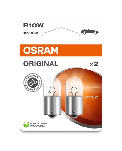[5008-2BL] 12V 10W R10W BA15s OSRAM Blister-02 Ecopack
