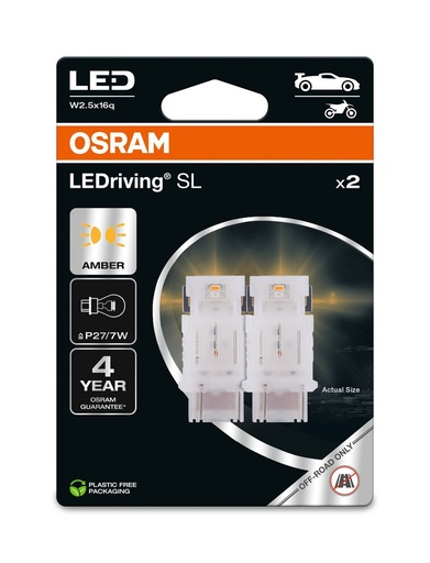 [3157DYP-2BL] 3157DYP-02B 1,9W 12V W2.5X16Q BLI2 OSRAM Ecopack