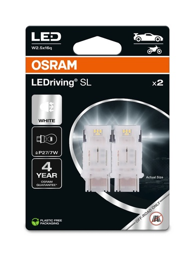 [3157DWP-2BL] 3157DWP-02B 1,7W 12V W2.5X16Q BLI2 OSRAM Ecopack