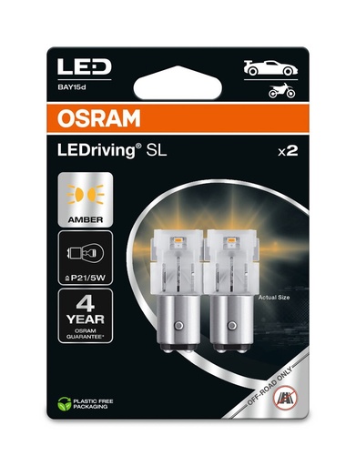 [7528DYP-2BL] 7528DYP-2BL 1,9W 12V BAY15D BLI2 OSRAM  Ecopack