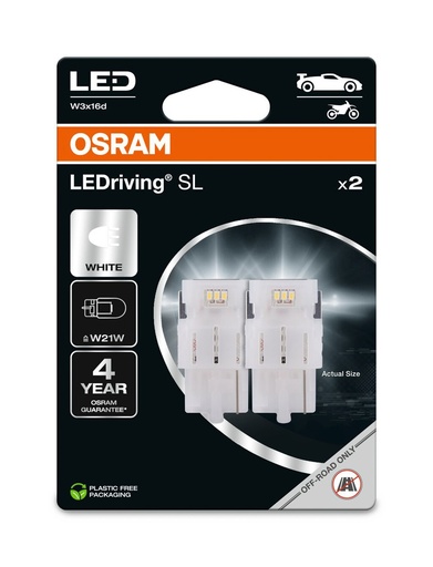 [7505DWP-2BL] 7505DWP-2BL 1,4W 12V W3X16D BLI2 OSRAM Ecopack