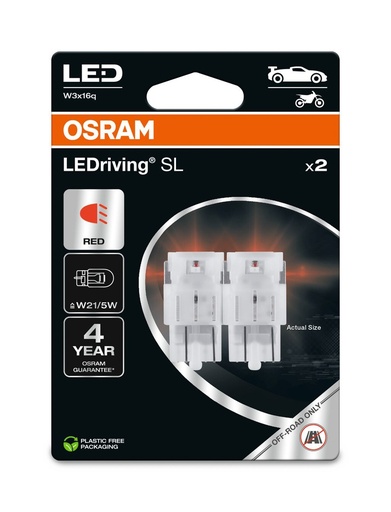 [7515DRP-2BL] 7515DRP-2BL 1,7W 12V W3X16Q BLI2 OSRAM Ecopack