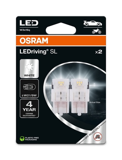 [7515DWP-2BL] 7515DWP-2BL 1,7W 12V W3X16Q BLI2 OSRAM Ecopack