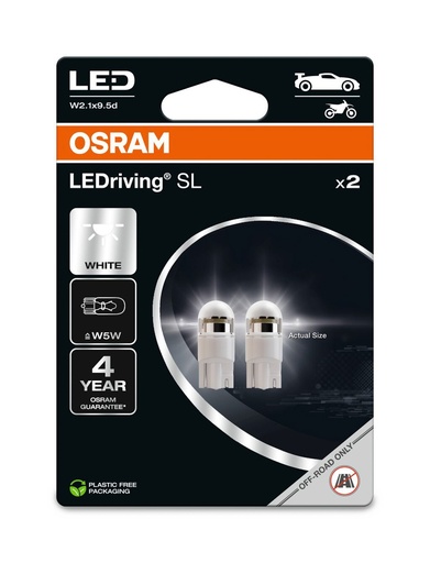 [2825DWP-2BL] 12V 1W W2,1x9,5d Blister-02 Ecopack