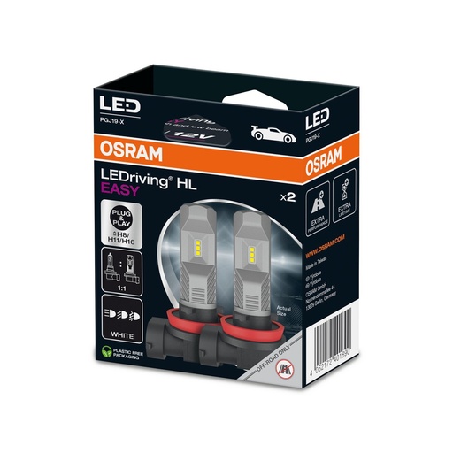 [64211DWESY-2HB] LEDriving® HL EASY H8/H11/H16 Box-02 Ecopack