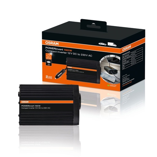 [OEINVU150] OSRAM Modified Sine Wave Inverter 12V DC 150W