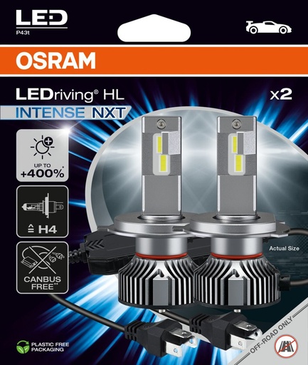 [64193DWINN-2HB] LEDriving® HL INTENSE NEXT H4 BOX-02 Ecopack