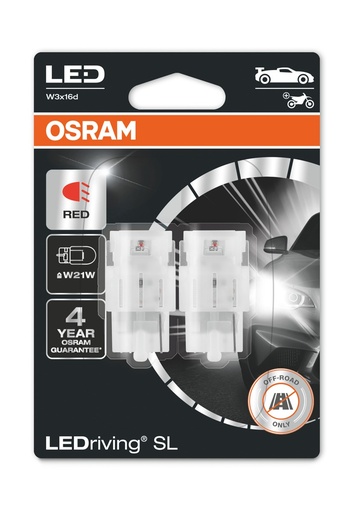 [7505DRP-02B] 7505DRP-02B 1,4W 12V W3X16D BLI2 OSRAM