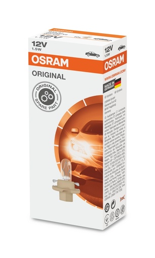 [2452MFX6] 12V 1,5W BX8,4d OSRAM