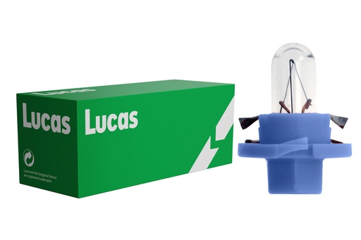 [LLB286THBT] 12V 1,2W B8,4d bledomodrá pätica