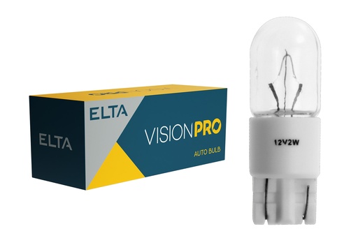 [EB0572TB] 12V 1,2W KW2,1x9,5d biela pätica