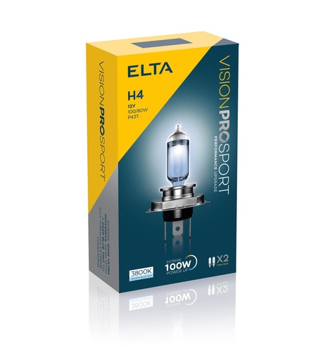 [EB1484TR] 12V 100/80W P43T (H4) VISION PRO SPORT (BOX-02)