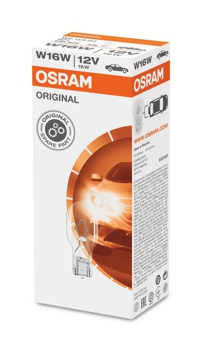 [921OSRAM] 12V 16W W2,1x9,5d W16W 
