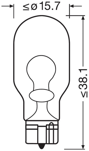 [N921] 12V 16W W2,1x9,5d W16W 