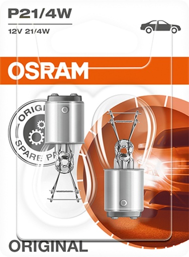 [7225-02B] 12V 21/4W BAZ15d P21/4W OSRAM Blister