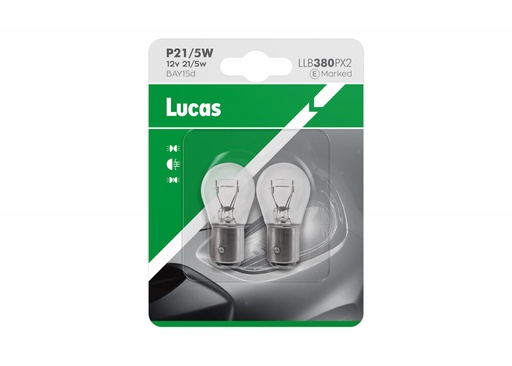 [LLB380PX2] 12V 21/5W BAY15d P21/5W LUCAS á2