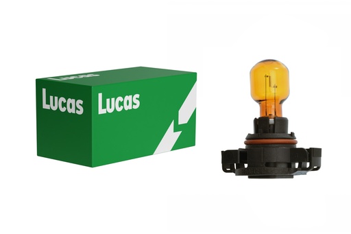 [LLB187A] 12V 24W PG20/4 PSY24W Amber Lucas