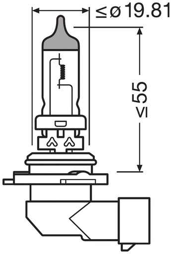 [N9006] 12V 51W P22d HB4 