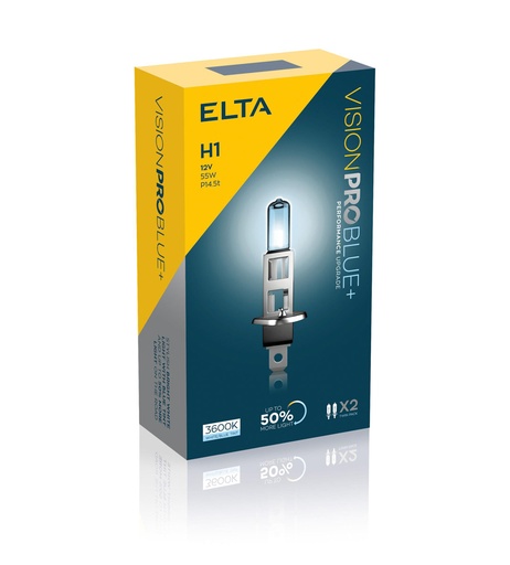 [EB2488TR] 12V 55W P14,5s H1 VISION PRO BLUE+ (BOX-02)