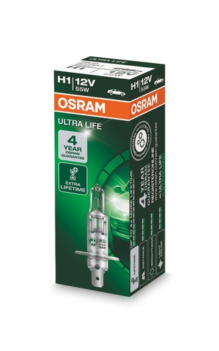 [64150ULT] 12V 55W P14,5s H1 ULTRA LIFE