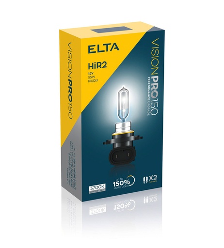 [EB6190TR] 12V 55W PX22d HIR2 VISION PRO 150 (BOX-02)