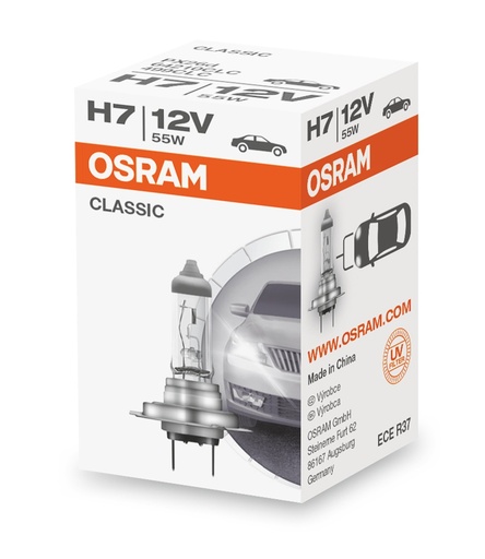 [64210CLC] 12V 55W PX26d H7 Classic Osram