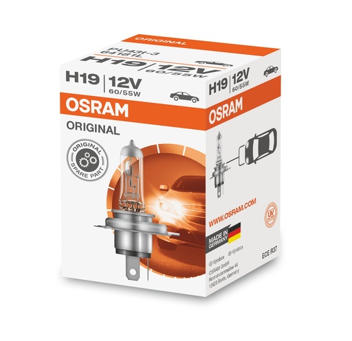 [64181L] 12V 60/55W PU43t-3 H19 Osram