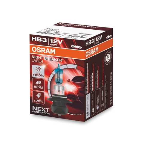 [9005NL] 12V 60W P20d HB3 NIGHT BREAKER® LASER