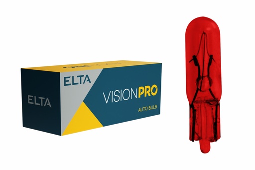 [EB0521TB] 24V 1,2W W2x4,6d červená 