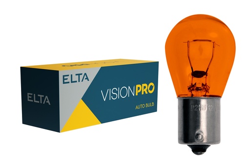 [EB0234TB] 24V 21W Ba15s Amber VISION PRO