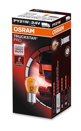 [7510TSP] 24V 21W BAU15s PY21W TRUCKSTAR PRO