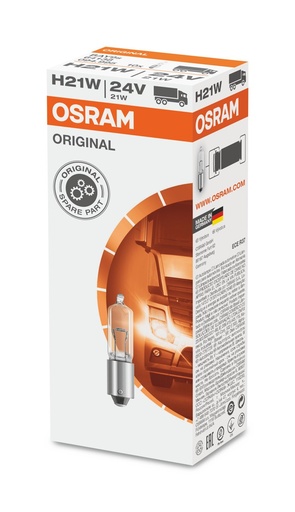 [64138] 24V 21W BAY9s OSRAM