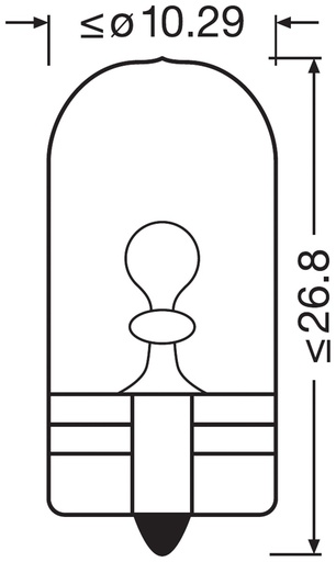 [N507] 24V 5W W2,1x9,5d W5W 