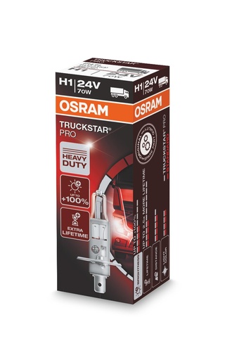 [64155TSP] 24V 70W P14,5s H1 Osram TRUCK STAR PRO
