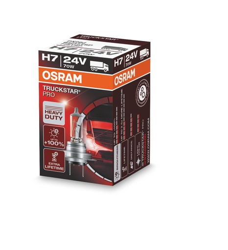 [64215TSP] 24V 70W PX26d H7 TRUCK STAR PRO Osram 
