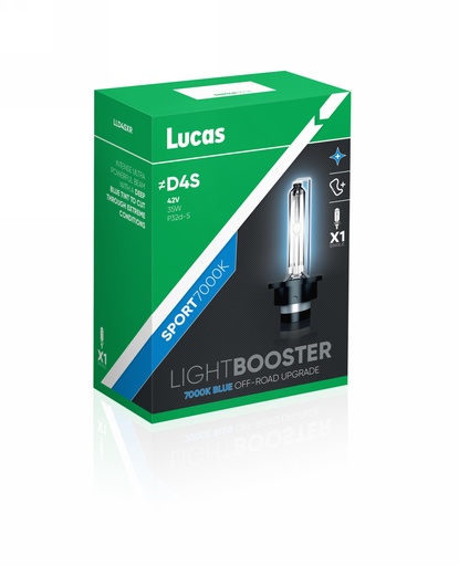[LLD4SXR] 42v 35w P32d-5 (D4S) LUCAS LIGHTBOOSTER SPORT7000K