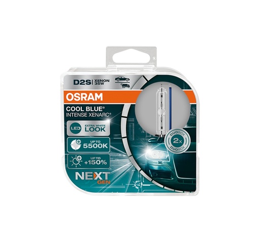 [66240CBN-HCB] 35W P32 d-2 XENON - D2S Osram XENARC® COOL BLUE® INTENSE (NEXTGEN) BOX