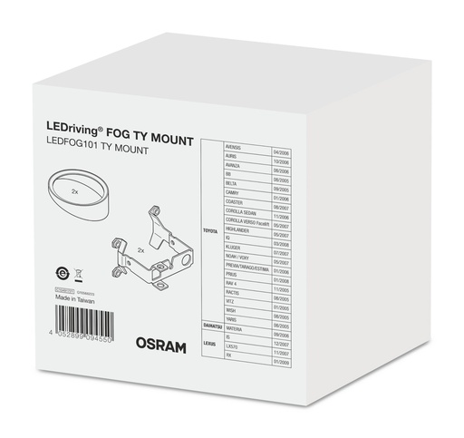 [LEDFOG101-TY-M] Additional mounting brackets 