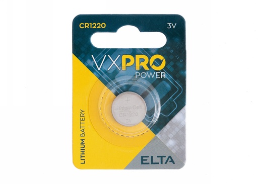 [EB8352] Lithium battery- CR1220, 1pc/bl.,3V