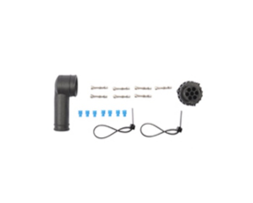 [A-3138.2000098] 7 pin DIN connector, angled
