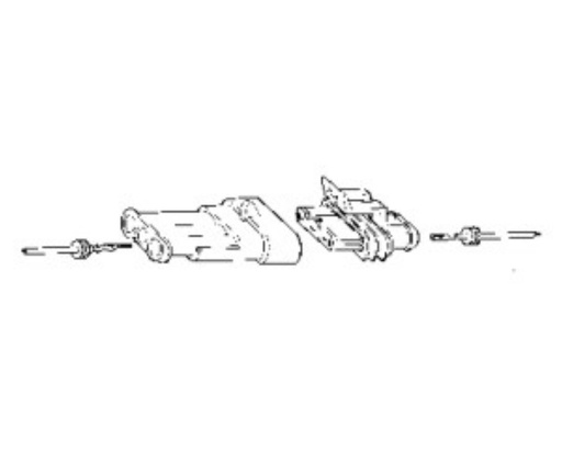 [BP12160] Connector 1 way -1,5mm female term.