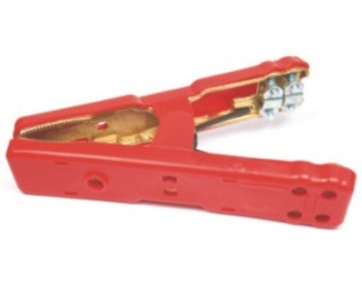 [BP2313R] Brass batt.cl. 500A , fully ins -red