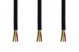 [GB3X0.75] Kábel 3-žilový 3x0,75mm² červený, zelený, hnedý 