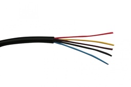[GB5X1.0/100] Kábel 5-žilový 5x1,0mm² modrá, hnedá, žltá, čierna, červená 