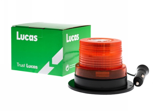 [A-LBB305L] Maják LED 24LED*1W, 12V/24V, magnet. uchytenie, ECE R10+R65 