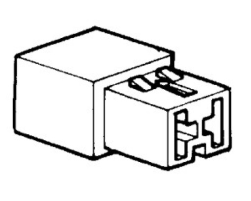 [BP1255] Terminal cover 6,3mm - 2 way "I"