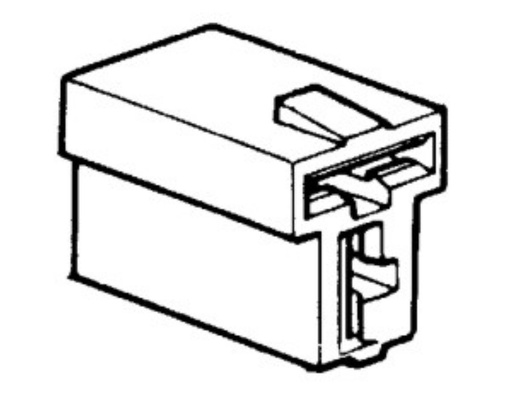 [BP1265] Terminal cover 6,3mm - 2 way "T"