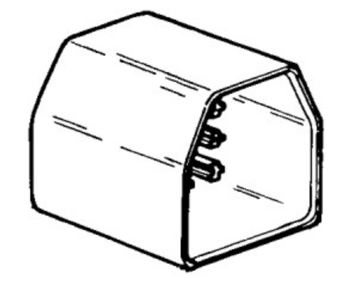 [BP12120] Terminal cover 6,3mm-11 way