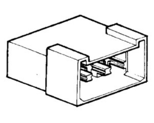 [BP12100] Terminal cover 6,3mm - 8 way